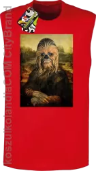 Mona Lisa Chewbacca CZUBAKA - Bezrękawnik męski czerwony 