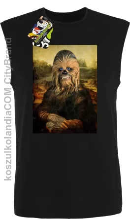 Mona Lisa Chewbacca CZUBAKA - Bezrękawnik męski czarny 