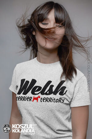 Welsh Terrier Territory - koszulka damska