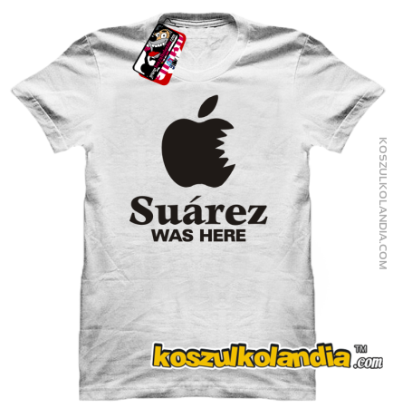 Suárez was here tshirt - koszulka męska -40%