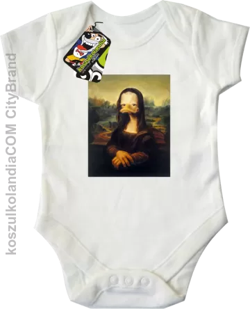 MonaLisa Mother Ducker - Body dziecięce biała 