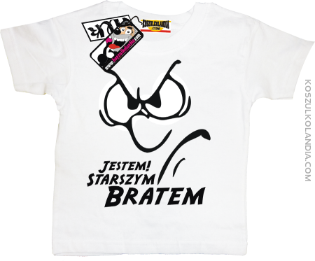 Jestem starszym bratem - koszulka dziecięca