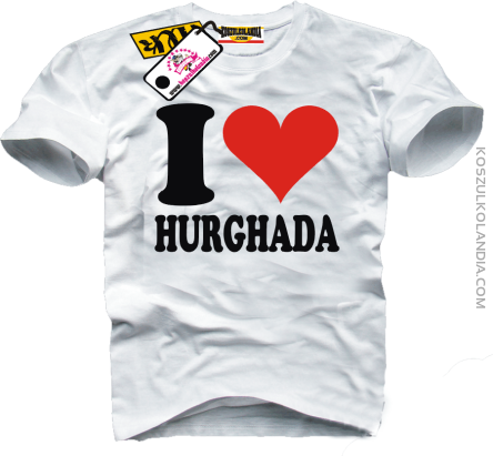 I LOVE HURGHADA - koszulka męska 2