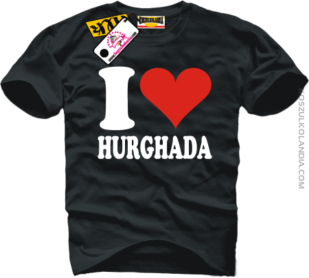 I LOVE HURGHADA - koszulka męska