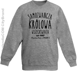 Samozwańcza Królowa wszechświata - Bluza dziecięca bez kaptura melanż 