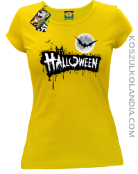 Halloween Standard Scenery - koszulka damska żółta