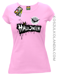 Halloween Standard Scenery - koszulka damska różowa