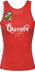 Queen Simple - Top damski czerwony 