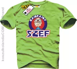 zajefajny szef super tshirt z nadrukiem na prezent