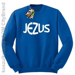 JEZUS Jesus christ symbolic - Bluza STANDARD - Niebieski