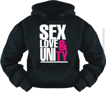 sex love & unity - bluza z nadrukiem Nr KODIA00063bl