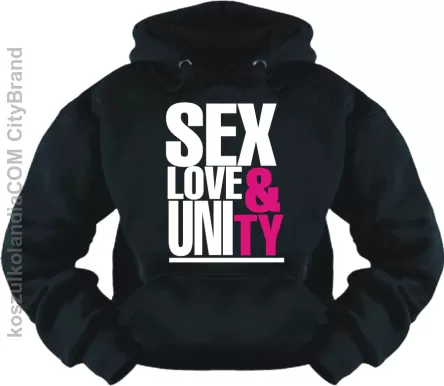 sex love & unity - bluza z nadrukiem Nr KODIA00063bl