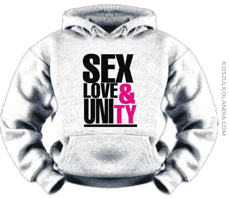 sex love & unity - bluza z nadrukiem Nr KODIA00063bl