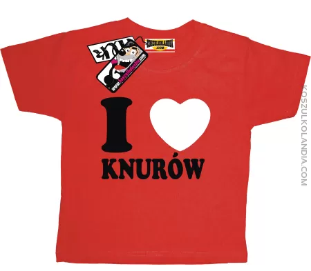 I love Knurów - koszulka dziecięca