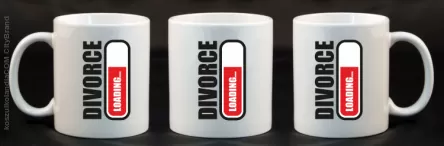 DIVORCE - loading - Kubek ceramiczny