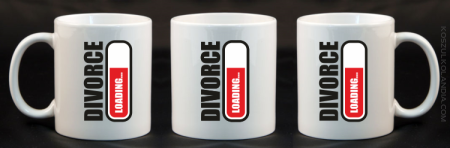 DIVORCE - loading - Kubek ceramiczny