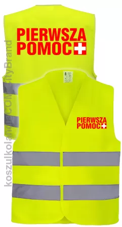 Pierwsza Pomoc - kamizelka odblaskowa