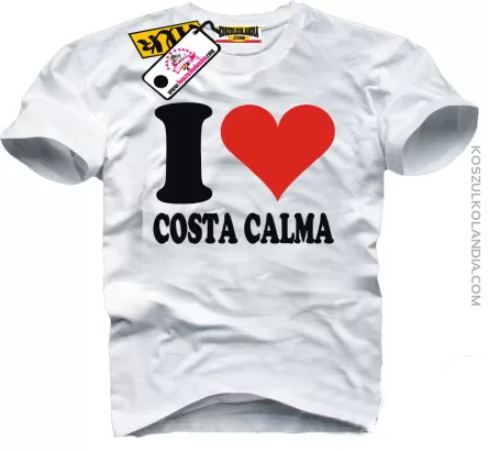 I LOVE COSTA CALMA - koszulka męska 2