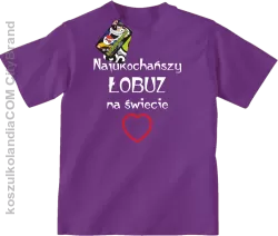 Najukochańszy łobuz na świecie - Koszulka dziecięca fiolet 