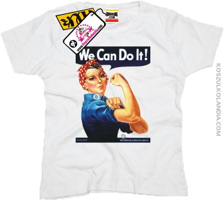 We Can Do It - Vintage Woman -25% Koszulka damska