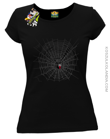 Pajęczyna z pająkiem - koszulka damska  
