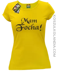 Mam Focha - Koszulka damska żółta 