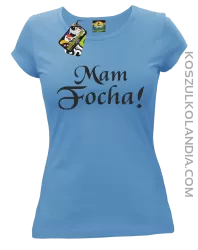 Mam Focha - Koszulka damska błękit 