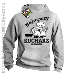 Mamma Mia Najlepszy kucharz na świecie - Bluza męska z kapturem melanż 