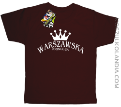 Warszawska princesa - Koszulka dziecięca brąz