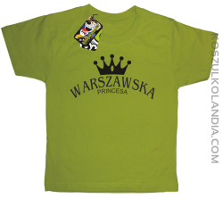 Warszawska princesa - Koszulka dziecięca kiwi