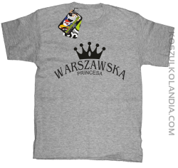 Warszawska princesa - Koszulka dziecięca melanż