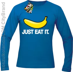 JUST EAT IT Banana - Longsleeve męski niebieski 