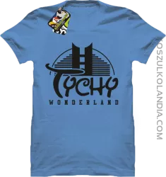 TYCHY Wonderland - Koszulka męska błękit 