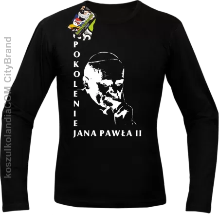 Pokolenie JANA PAWŁA II Zamyślenie - Longsleeve Męski