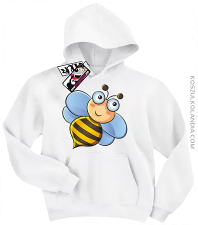 Pszczółka Uśmiechajka - bluza dziecięca z kapturem