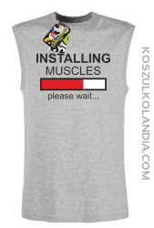 Installing muscles please wait... - Bezrękawnik męski melanż