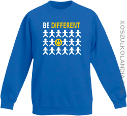 BE DIFFERENT - Bluza dziecięca bez kaptura niebieska 