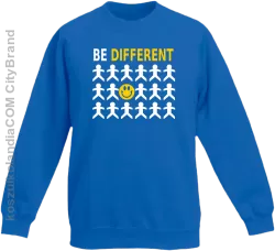 BE DIFFERENT - Bluza dziecięca bez kaptura niebieska 