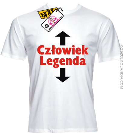 Człowiek legenda - koszulka meska 