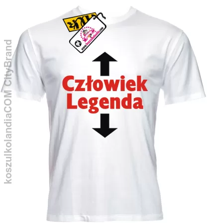 Człowiek legenda - koszulka meska 