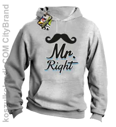 Mr Right example - Bluza z kapturem - Melanż