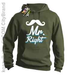 Mr Right example - Bluza z kapturem - Khaki