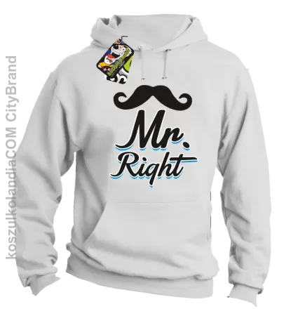 Mr Right example - Bluza z kapturem