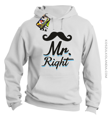 Mr Right example - Bluza z kapturem