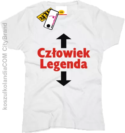 Człowiek legenda - koszulka damska