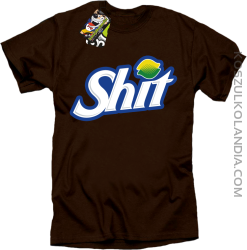 SHIT Parody Fan Style - Koszulka męska brąz 