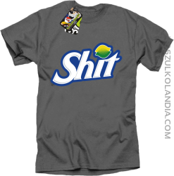 SHIT Parody Fan Style - Koszulka męska szara 