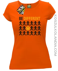 BE DIFFERENT - Koszulka damska pomarańcz 