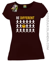 BE DIFFERENT - Koszulka damska brąz 