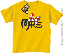 MRS ala Mickey - Koszulka Dziecięca - Żółty
